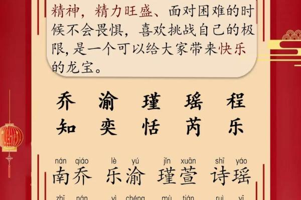 龙宝宝起名选字指南 适合的寓意与禁忌字汇总