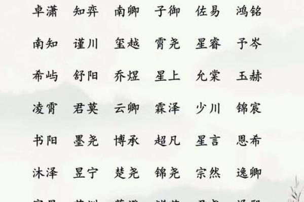 最受欢迎的男孩名字推荐