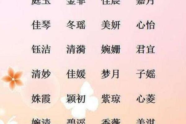 女生名字的文化寓意与选择技巧