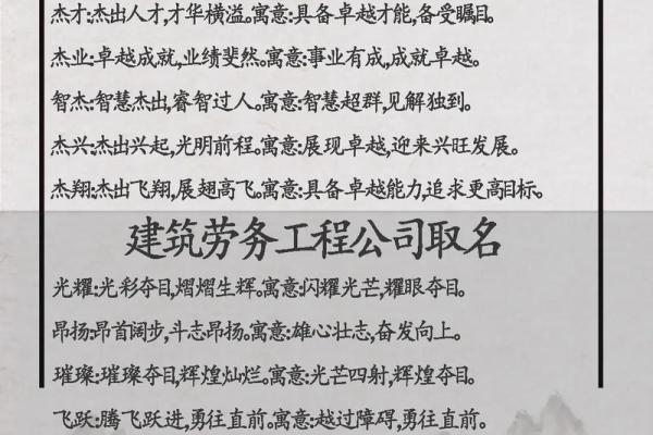 专业起名网公司提供全方位命名服务助您脱颖而出