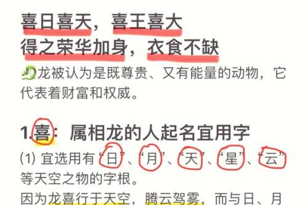 龙宝宝取名常用宜用字解析与推荐