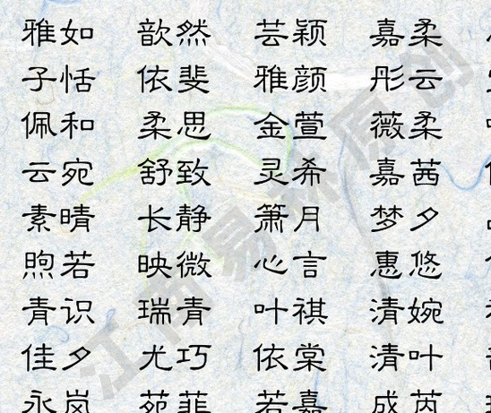 女生名字大全，挑选一个最能代表你个性的名字