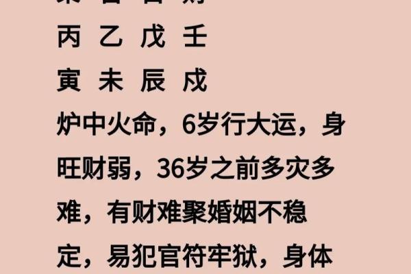 如何通过生辰八字命格解析个人命运与性格特点