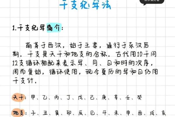 探秘天干纪年：古人如何计算时间