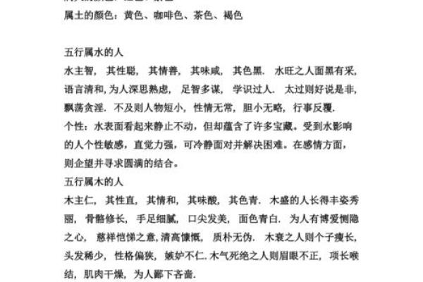 探索五行中的五种颜色与个性特点