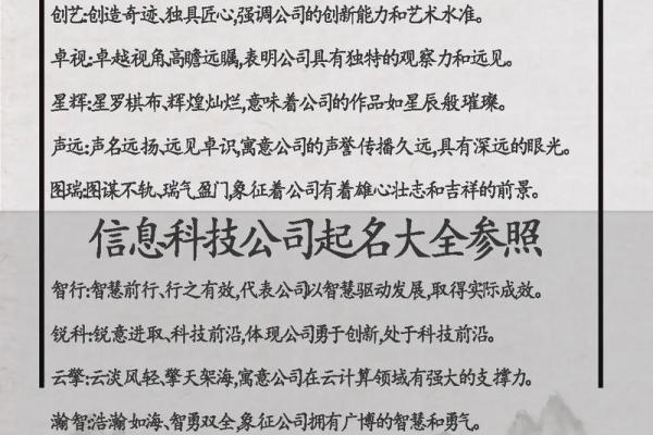 专业起名公司为您定制个性化品牌名称