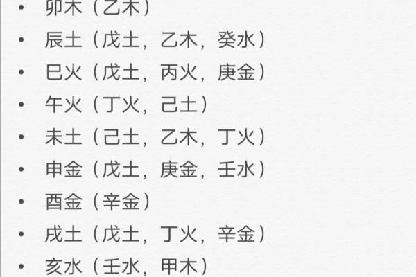 探索十二地支藏干对命运的深远影响