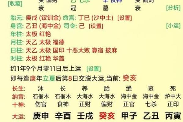 生辰八字重量查询表：揭示你命运的关键因素