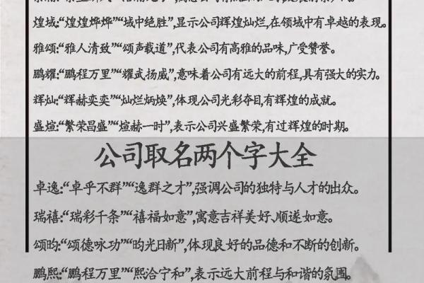 不再为公司起名发愁，免费起名大全帮你搞定