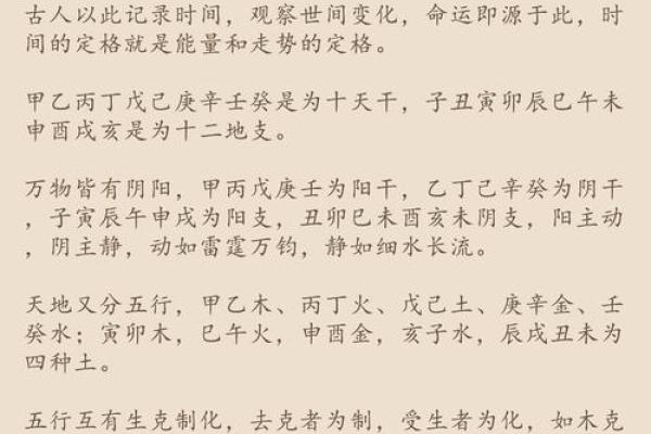 时辰与天干地支的深刻关联与命理影响