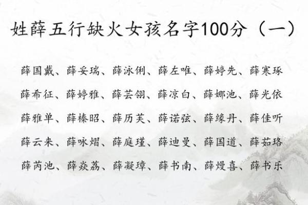适合五行喜火女孩的名字精选