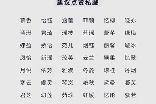 冰字女孩名字推荐，清新高雅又独特