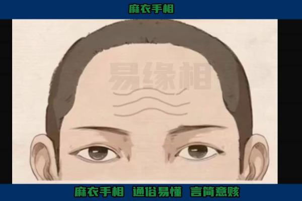 额头竖凹痕面相解读：命运转折的神秘印记