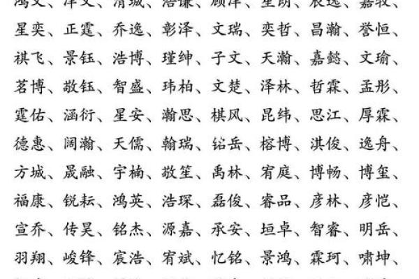 带俊字的男孩名字精选推荐