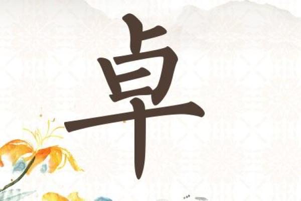 创意卓姓男孩名字推荐大全
