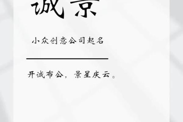 高大上公司名称的创意灵感与应用指南
