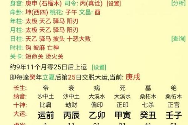 生辰八字解析：你的一生运势如何走