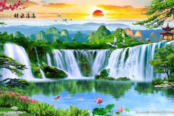 财源滚滚来，揭秘山水风水招财宝图！