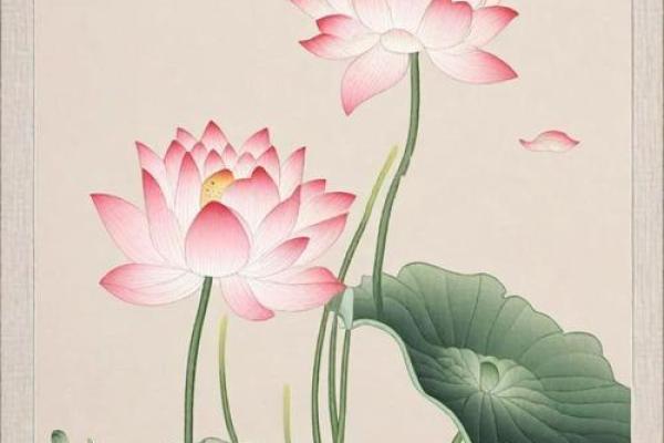 荷花在五行中的象征意义
