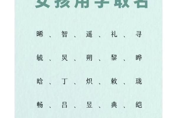 缺水少土：独特五行女孩名字推荿