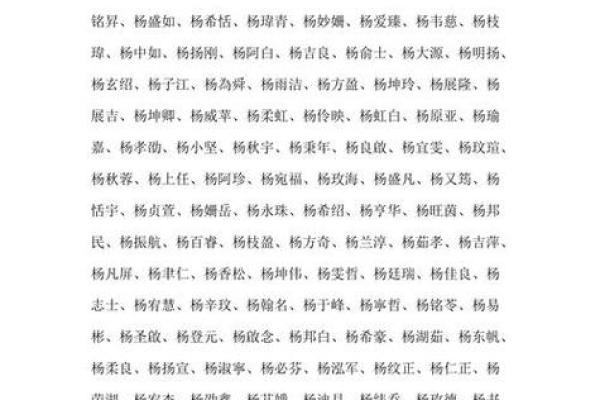 适合杨姓男生的名字推荐与寓意