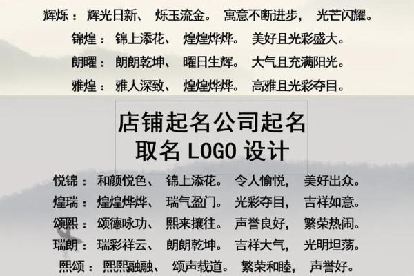 大同市专业起名公司助您打造独特品牌形象