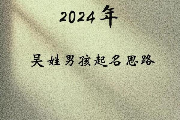 创意无限，盘点适合吴姓男孩的吉祥名字！