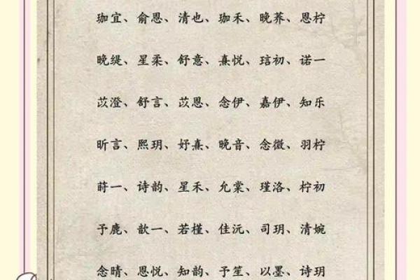 藤姓女宝宝名字灵感集