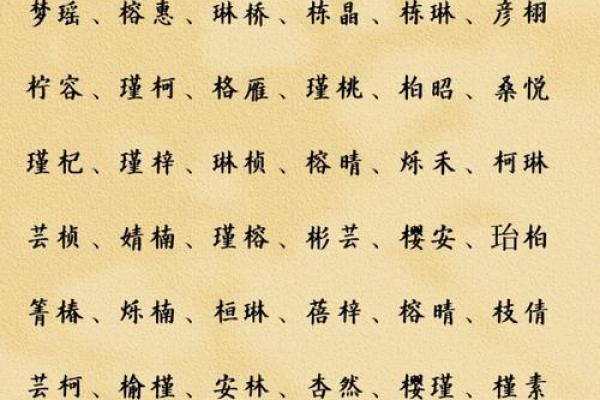 缺木命女孩起名推荐：独特又好听的名字选择