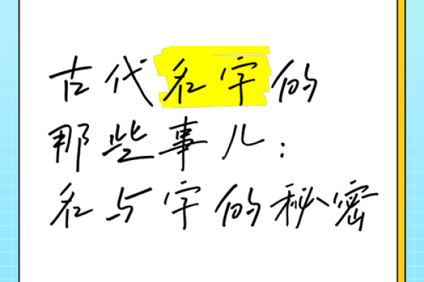 命运与名字的秘密：如何通过名字影响未来