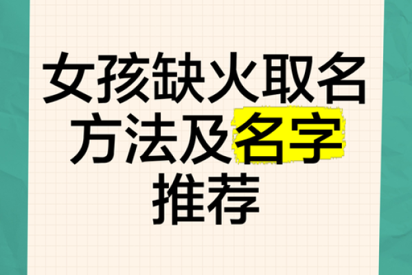 火耀宝宝：五行缺火女宝取名指南