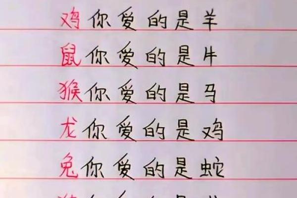 暗藏情愫：地支生肖背后的浪漫故事
