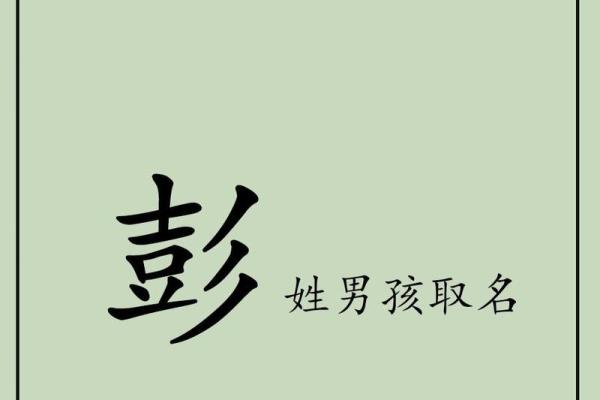 彭氏宝宝好名字精选