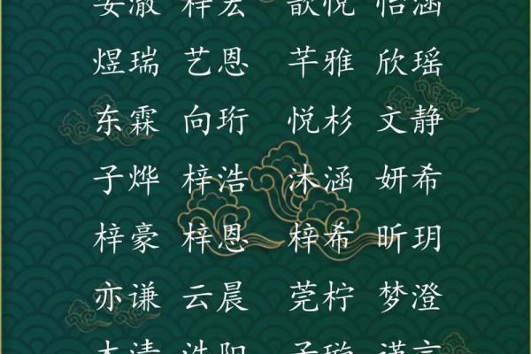 流行宝宝名字精选大全