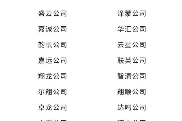 商贸公司名字选择的最佳实践与误区
