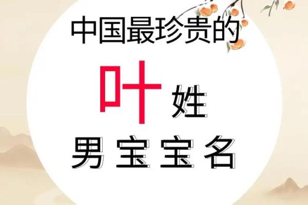 叶姓宝宝起名，巧用字义创意无限