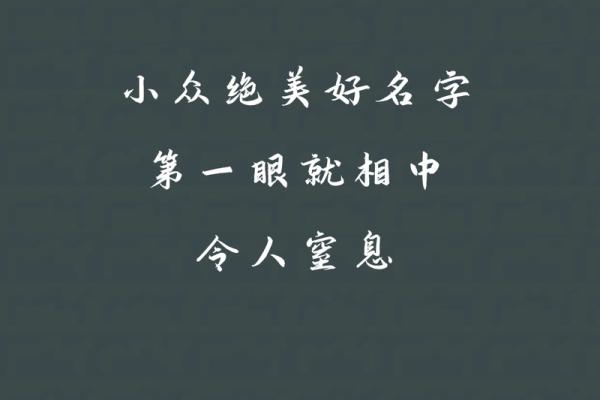名字的力量：好名字如何影响一甿