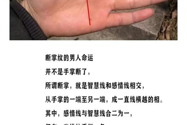 富豪手相揭秘：断掌背后的运势解析