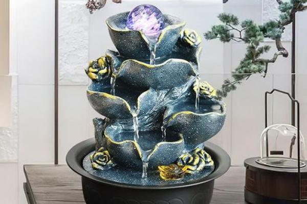 轻松招财，家居风水新宠——流水摆件风水轮风水球