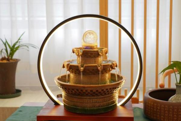 轻松招财，家居风水新宠——流水摆件风水轮风水球