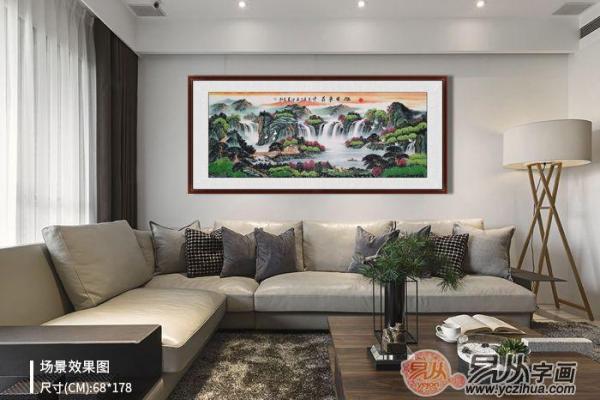 旺家旺业风水画，开启财富之门