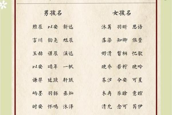 巩姓宝宝起名灵感库