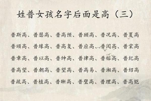 如何通过高字为孩子起个有意义的名字