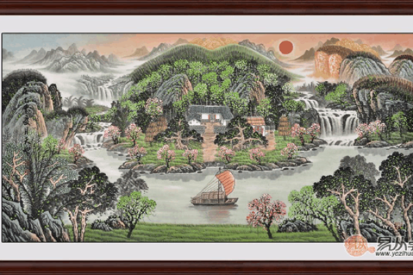 钱程似锦风水宝画