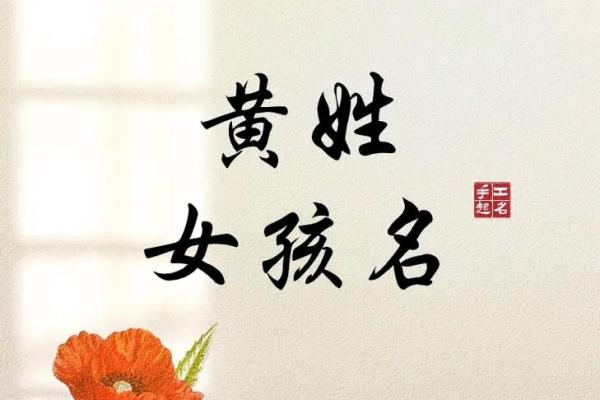 黄姓宝宝，灵动美名