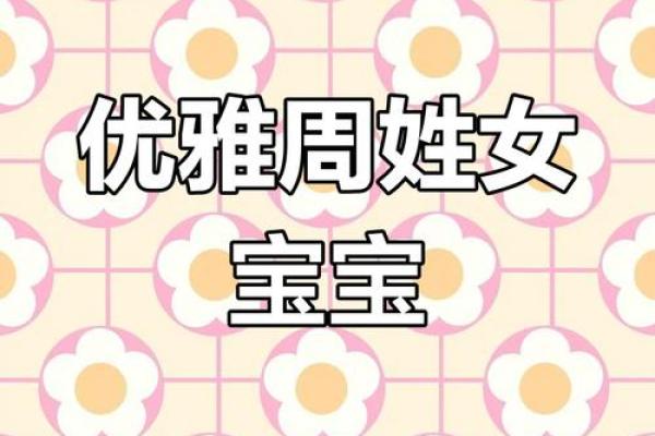 给周姓小公主取名的灵巧之选