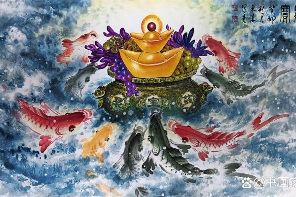 家宅兴旺必备！招财风水画，瞬间转运，财运亨通！
