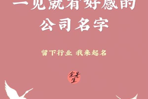 打造独特品牌：如何为业务公司选个好名字