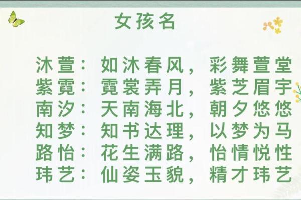 卓越非凡，女宝宝名字灵感集