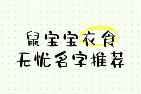 鼠宝宝名字灵感库